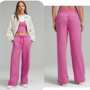lululemon Scuba Mid-Rise Wide-Leg Regular Pow Pink Tone